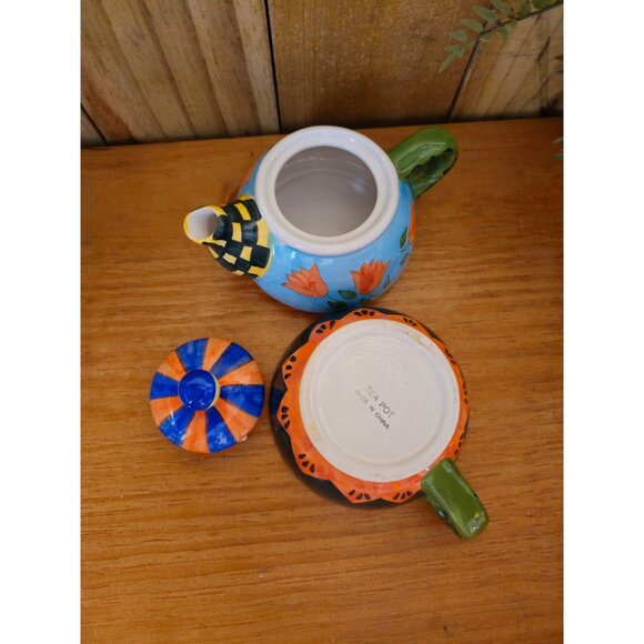 Whimsical Ceramic "Tea for One" Set - Picture 3 of 8